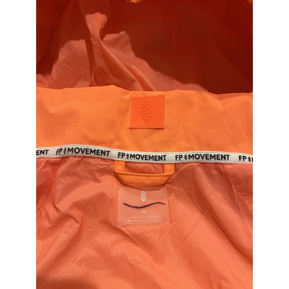 Free People Movement All Prepped Ski Jacket Size Medium in Neon Peach - Picture 5 of 6